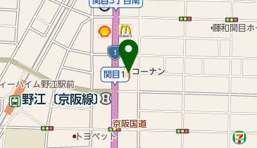 ホームセンターコーナン関目店の地図画像