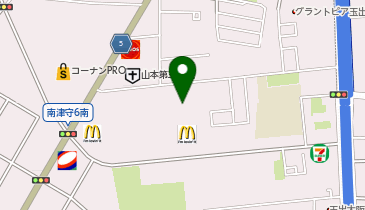 ホームセンターコーナン南津守店の地図画像