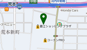 ホームセンターコーナン東大阪菱江店の地図画像