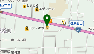 ホームセンターコーナン南植松店の地図画像