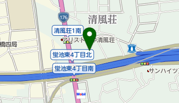 ホームセンターコーナン中環蛍池店の地図画像