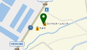 ロイヤルホームセンター枚方の地図画像