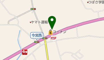ホームセンターコーナン箕面今宮店の地図画像
