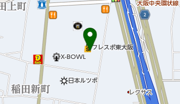 ホームセンターコーナンフレスポ東大阪稲田店の地図画像