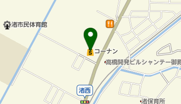 ホームセンターコーナン御殿山店の地図画像