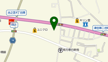 コーナンPRO枚方大峰店の地図画像