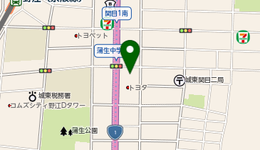 コーナンPRO関目店の地図画像