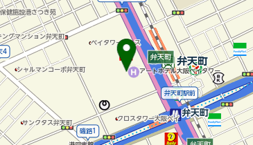 テイコク薬店弁天町店の地図画像