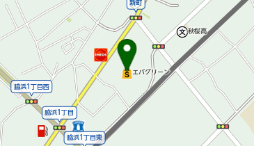 エバグリーン貝塚店の地図画像