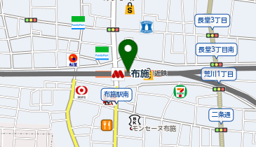 マツモトキヨシ近鉄布施駅Fusse店の地図画像