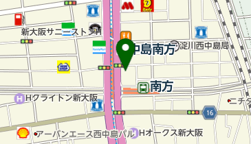 薬ヒグチ西中島店の地図画像