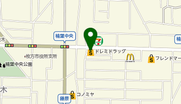 ドレミドラッグの地図画像