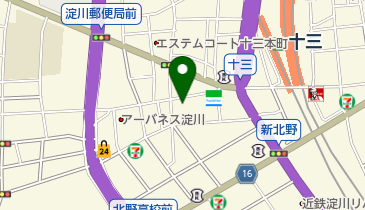 オーエスドラッグ十三店の地図画像