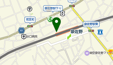 マツモトキヨシ泉佐野駅店の地図画像