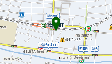 マツモトキヨシ鴻池新田駅前店の地図画像