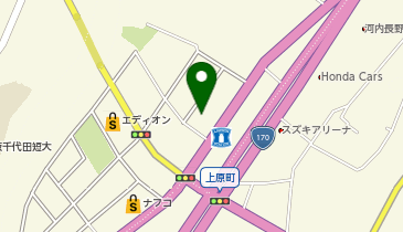 クスリのアオキ上原西店の地図画像