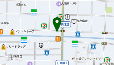 ドラッグアカカベ宗右衛門町東店の地図画像