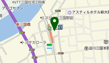 ヴュール阪急三国の地図画像
