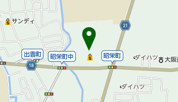 寝屋川デポマートの地図画像