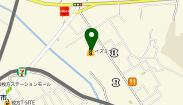 イズミヤ枚方店ショッピングセンターの地図画像