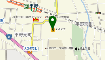 イズミヤ平野ショッピングセンターの地図画像