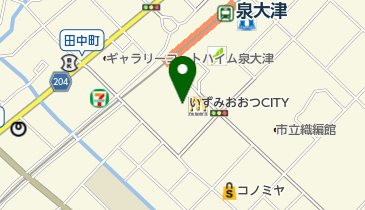 いずみおおつCITYの地図画像