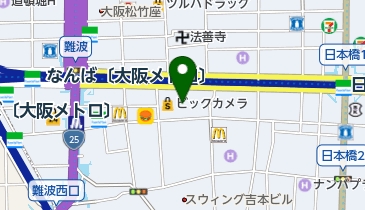 エスカールなんばの地図画像