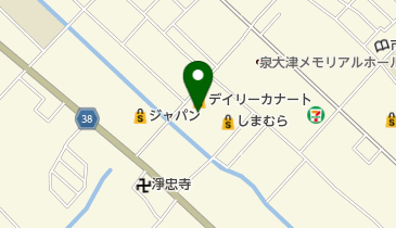 TOABOショッピングセンター泉大津の地図画像