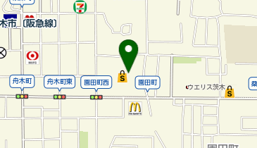 イオンスタイル新茨木の地図画像