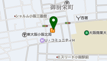 イオンタウン小阪の地図画像