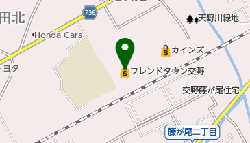 フレンドタウン交野の地図画像
