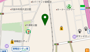 グラングリーン大阪北館の地図画像