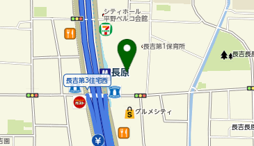 イオンそよら長原駅前の地図画像