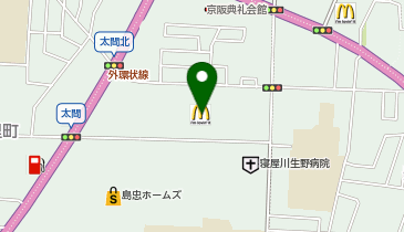 キデイランド香里園店の地図画像
