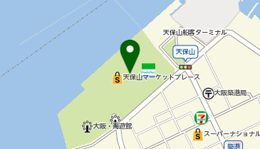 ハニーズ天保山店の地図画像