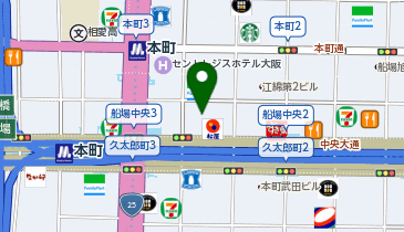 アカチャンホンポ大阪本町店の地図画像