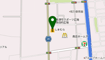 ファッションセンターしまむらホームズ南津守店の地図画像