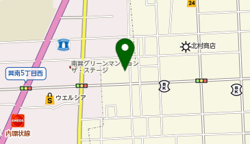 ワークマンプラス平野加美北店の地図画像