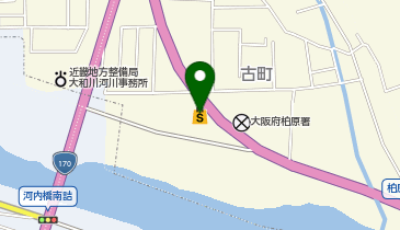 ワークマンプラス柏原市役所通り店の地図画像