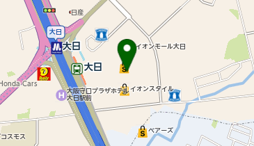 ジーユーイオンモール大日店の地図画像