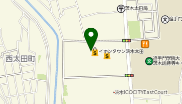 ユニクロイオンタウン茨木太田店の地図画像