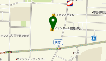 ジーユーイオンモール鶴見緑地店の地図画像