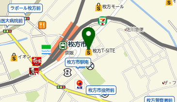 ジーユー枚方T-SITE店の地図画像