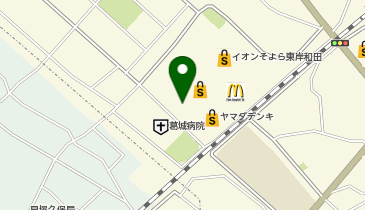 ジーユーそよら東岸和田店の地図画像