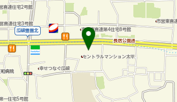 ワークマンプラス平野瓜破店の地図画像