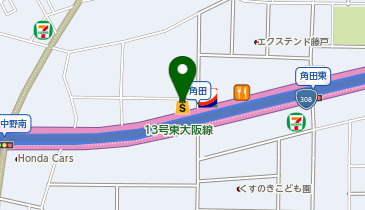 つるやゴルフ東大阪店の地図画像