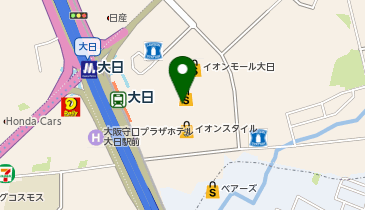 ムラサキスポーツイオンモール大日店の地図画像