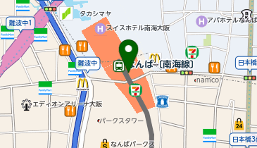 ムラサキスポーツRIDERS FACTなんばCITY店の地図画像