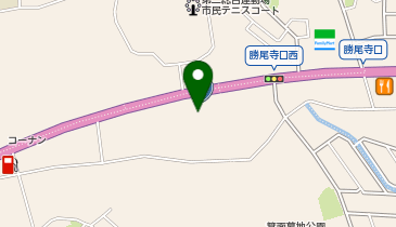 二木ゴルフ箕面店の地図画像