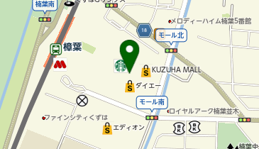 ムラサキスポーツくずはモール店の地図画像